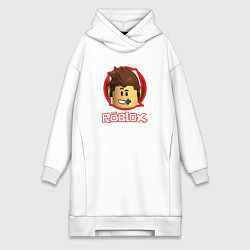 Женское худи-платье ROBLOX, цвет: белый