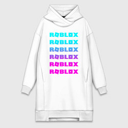 Женское худи-платье ROBLOX, цвет: белый