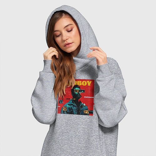 Женская толстовка-платье STARBOY / Меланж – фото 3