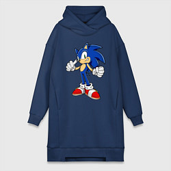 Женская толстовка-платье Sonic