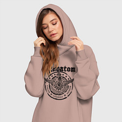 Женское худи-платье Sabaton, цвет: пыльно-розовый — фото 2