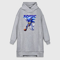 Женское худи-платье SONIC, цвет: меланж