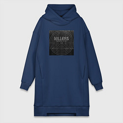 Женское худи-платье The Killers, цвет: тёмно-синий