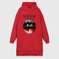 Женская толстовка-платье Очень странные дела