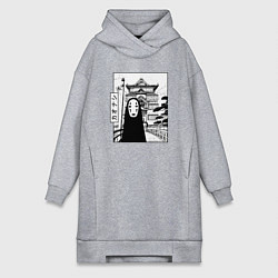 Женская толстовка-платье No-Face Spirited Away Ghibli