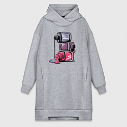 Женская толстовка-платье Лаки