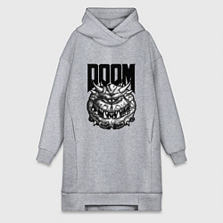 Женская толстовка-платье КАКОДЕМОН DOOM Z