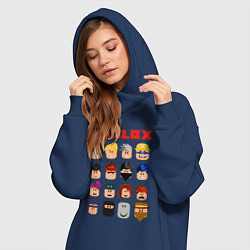 Женское худи-платье ROBLOX, цвет: тёмно-синий — фото 2