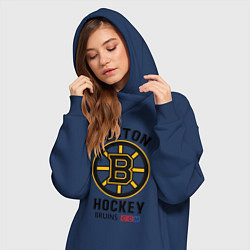 Женское худи-платье BOSTON BRUINS NHL, цвет: тёмно-синий — фото 2