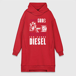 Женская толстовка-платье Дизель