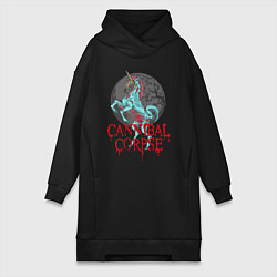 Женская толстовка-платье Cannibal Corpse Труп Каннибала Z