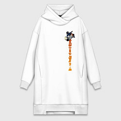 Женское худи-платье Izumi and Kyouko, цвет: белый