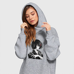 Женское худи-платье Джузо Сузуя, цвет: меланж — фото 2