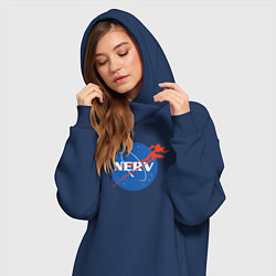 Женское худи-платье Nerv, цвет: тёмно-синий — фото 2