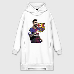 Женская толстовка-платье Lionel Messi Barcelona Argentina