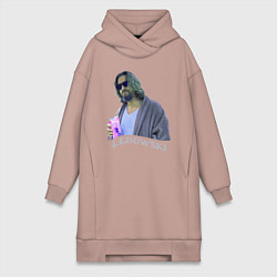 Женская толстовка-платье Большой Лебовски Чувак