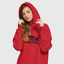 Женское худи-платье Basketball Phoenix, цвет: красный — фото 2
