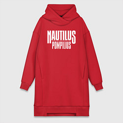 Женская толстовка-платье Nautilus Pompilius логотип