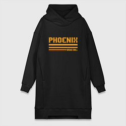 Женское худи-платье Phoenix Basketball, цвет: черный