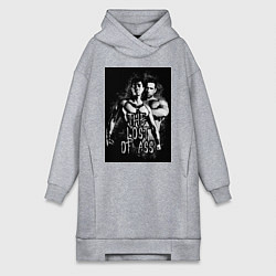 Женская толстовка-платье The lost of ass