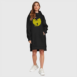 Женское худи-платье Wu-Tang Style, цвет: черный — фото 2