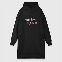 Женская толстовка-платье Squid Game name
