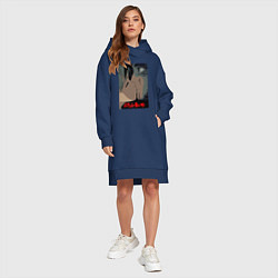 Женское худи-платье HowlSophie, цвет: тёмно-синий — фото 2
