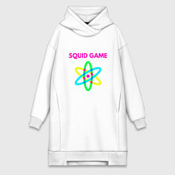 Женское худи-платье Squid Game Atom, цвет: белый