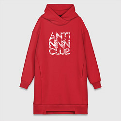 Женская толстовка-платье Anti NNN club