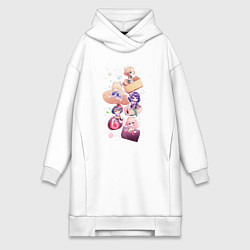 Женская толстовка-платье Чиби Инадзума