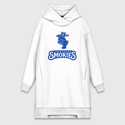 Женская толстовка-платье Tennessee smokies - baseball team