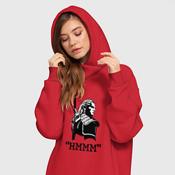 Женское худи-платье The Witcher HMMM, цвет: красный — фото 2