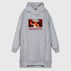 Женская толстовка-платье Queen Серп и Молот