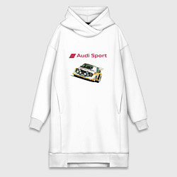 Женская толстовка-платье Audi Racing team Power
