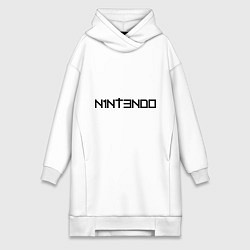 Женское худи-платье Nintendo, цвет: белый