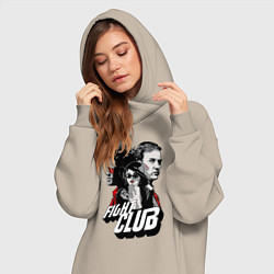 Женское худи-платье SOAP CLUB, цвет: миндальный — фото 2