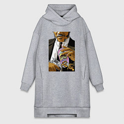 Женское худи-платье Samuel, цвет: меланж