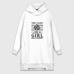 Женская толстовка-платье Play - Like A Girl