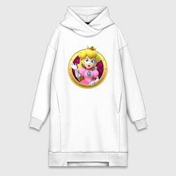Женская толстовка-платье Принцесса Персик Super Mario Video game