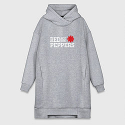 Женская толстовка-платье RHCP Logo Red Hot Chili Peppers