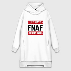 Женская толстовка-платье FNAF: таблички Ultimate и Best Player