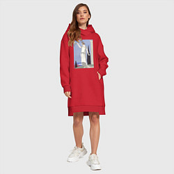 Женское худи-платье Robe du Soir, de Worth Муза, цвет: красный — фото 2