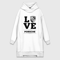 Женская толстовка-платье Porsche Love Classic