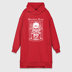 Женское худи-платье Machine Head Catharsis Groove metal, цвет: красный