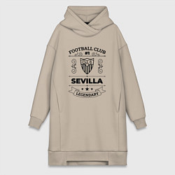 Женская толстовка-платье Sevilla: Football Club Number 1 Legendary