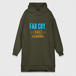 Женское худи-платье Игра Far Cry pro gaming, цвет: хаки