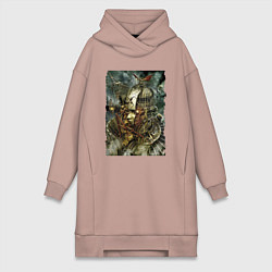 Женская толстовка-платье Фантастический механистический костюм для девушки