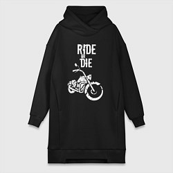 Женская толстовка-платье Ride or Die винтаж