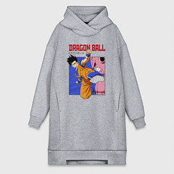 Женская толстовка-платье Dragon Ball - Сон Гоку - Удар