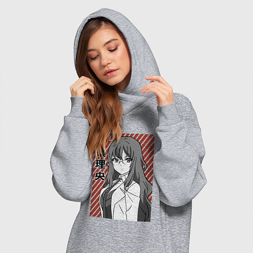 Женская толстовка-платье Милая Рио Футаба / Меланж – фото 3